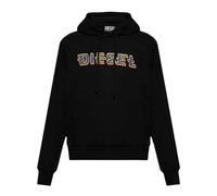 (XL, Black) Diesel Mens Pixel Logo Hoodie
