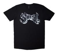 Ghost Chrome Band Logo T-Shirt in Black | Size: XL Ghost Black XL