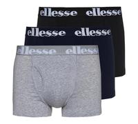 Ellesse Mens Hali Boxer Shorts (Pack of 3) - Black/Grey/Navy - XL - Black/Grey/Navy - 95% Cotton/5% Elastane