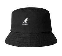 (XL, Black) Kangol Unisex Adult Washed Cotton Casual Bucket Hat