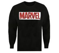 (XL, Black) Marvel Womens/Ladies Zebra Logo Sweatshirt