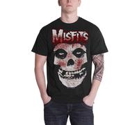 (XL, Black) Misfits Blood Drip Jarek Skull T Shirt