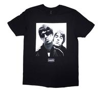 (XL, Black) Oasis Noel & Liam Square Photo T Shirt