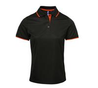 Premier Womens/Ladies Contrast Coolchecker Polo Shirt RW5519
