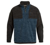(XL, Black Pepper Marl) Craghoppers Mens Esk Colour Block Melange Half Zip Fleece Top