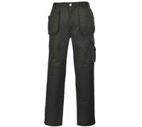 (XL, Black) Portwest Mens Slate Hardwearing Workwear Trousers