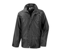 (XL, Black) Result Mens Core Stormdri Rain Over Jacket