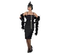 (XL, Black) Smiffys Womens/Ladies Flapper Costume