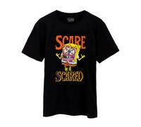 (XL, Black) SpongeBob SquarePants Mens Scare Or Be Scared T-Shirt