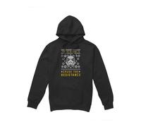 (XL, Black) Star Wars Mens Crush The Resistance This Christmas Hoodie