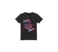 (XL, Black) Star Wars Mens Darth Vader Wave T-Shirt