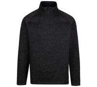 Corsham Marl Half Zip Fleece Top Trespass Black XL
