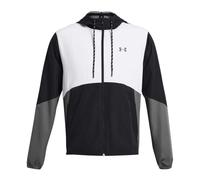 (XL, Black) Under Armour Mens Legacy Hooded Windbreaker
