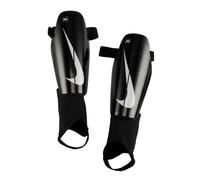 (XL, Black/White) Nike Unisex Adult Charge Swoosh Shin Guards