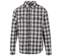 (XL, Black/White) Trespass Mens Portlaw Checked Long-Sleeved Shirt