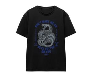 (XL, Black) Yellowstone Womens/Ladies Dont Make Me Go Beth Dutton T-Shirt