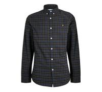 (XL, Blackwatch) Farah Mens Fraser Checked Regular Button-Down Shirt