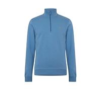 (XL, Blue) Farah Mens Wilsdon Fleece Quarter Zip Sweatshirt