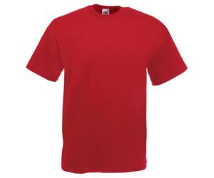 (XL, Brick Red) Fruit Of The Loom Mens Valueweight Short Sleeve T-Shirt