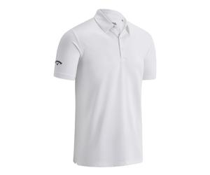 (XL, Bright White) Callaway Mens Swing Tech Solid Colour Polo Shirt