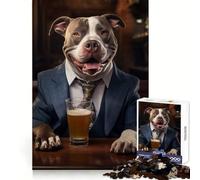 XL Bully in The Pu 1000 Piece Jigsaw Puzzle for Adults Logical Think Soft Distraction Seamless Lock Festive Present (38x52cm)