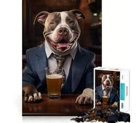 XL Bully in The Pu 1000 Piece Jigsaws for Adults Brain Sharp Game Smooth Burr Free Surface Fascinating Hobby for Idle Moments (50x75cm)