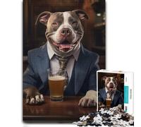 XL Bully in The Pu Decorative Jigsaw Puzzle for Adults, 1000 PCS