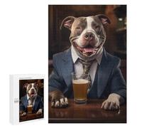 XL Bully in The Pu Jigsaw Puzzle, 1000 PCS, Indoor Activity for The Home, A Rewarding Pastime for Dedicated Jigsaw Fans, at Home