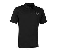 (XL, Caviar) Callaway Mens Regular Short-Sleeved Golf Polo Shirt