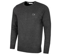 Calvin Klein Golf Mens Round Neck Tour Sweater - Charcoal - XL