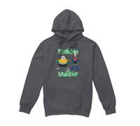 (XL, Charcoal) SpongeBob SquarePants Mens Mermaid Man & Barnacle Boy Hoodie