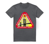 (XL, Charcoal) Star Trek Mens Starfleet Academy T-Shirt