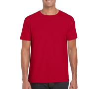 Gildan Men's Soft Style Ringspun T-Shirt in Scarlet | Size: XL Gildan Scarlet XL