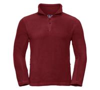 Russell Athletic Mens 1/4 Zip Outdoor Fleece Top (Classic Red) - Size X-Large