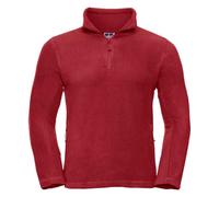 Russell Mens Zip Neck Outdoor Fleece Top PC5938