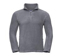 (XL, Convoy Grey) Russell Mens Quarter Zip Fleece Top