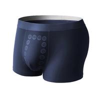(XL, Dark blue) Eft Underwear - Eft Energy Field Therapy Mens Underwear, Magnetic Therapy Energetic Man Ice Silk Boxer Briefs