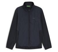 (XL, Dark Blue) Hugo Boss Mens 2026 Padded Chip Water Repellent Four Way Stretch Golf Jacket