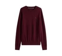 (XL, Deep Burgundy) Tommy Hilfiger Mens Cotton Crew Neck Jumper