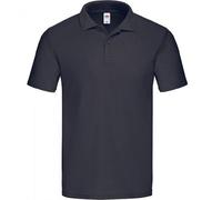 (XL, Deep Navy) Fruit of the Loom Mens Original Pique Polo Shirt