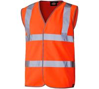 Dickies SA30310 OR XL Size X-Large Hi Vis Highway Safety Waistcoat - Orange