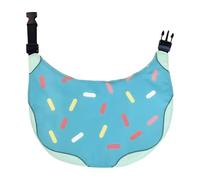 XL Dog Bandana for Large Breeds, Cute Donut Pattern Pet Bib, Adjustable Soft Polyester Fabric Neckwear, Fits 11.8-23.6 in Neck Sizes, Washable Kerchief for Medium and Large Dogs