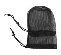 XL Dog Veil in Black Mesh, 11 x 16.92 in Face Shield with Adjustable Straps, Lightweight Foxtail and Anti Bite Cover for Large Dogs, Outdoor Hiking Safety Gear