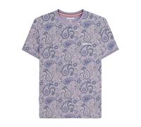 (XL, Dusk/Grey) Lambretta Mens SS25 Paisley T-Shirt