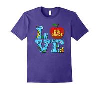 (XL) Eighth Grade LOVE T-Shirt Teacher First Day of School Tee-Father's Day