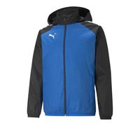 (XL, Electric Blue/Black) Puma Mens TeamLIGA Colour Block Anorak