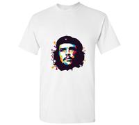 (XL) Ernesto Che Guevara Argentina Revolution Marxist Art White Men T Shirt Tee Top