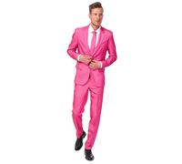 (XL (EU 56-58)) Mr. Solid suit in pink for men Suitmeister