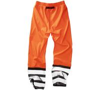 (XL, Fluorescent Orange/Black) Result Genuine Recycled Unisex Adult Prism High-Vis Recycled PU Heavy Duty Trousers