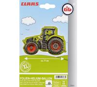 XL Foil Balloon Claas Tractor as Decoration for Children's Birthday and Tractor Party 77 x 54 cm for Air and Helium Farm Children's Birthday Balloon Decoration Balloon